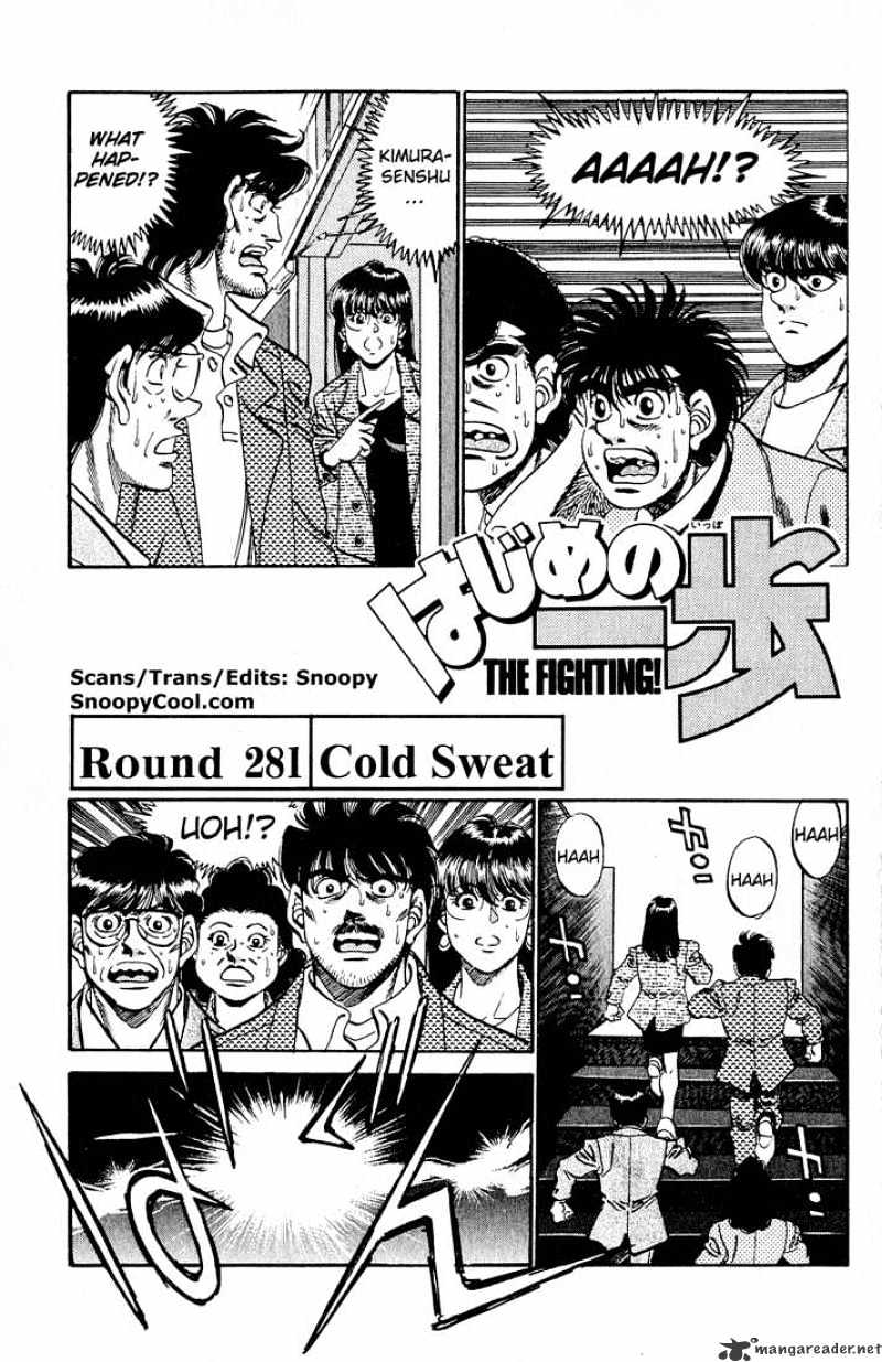 Hajime no Ippo: Fighting Spirit, Chapter 281 image 01